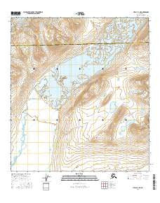 Healy B-1 NE Alaska Current topographic map, 1:25000 scale, 7.5 X 7.5 Minute, Year 2016
