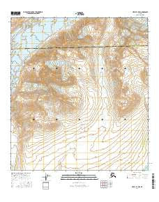 Healy B-1 NW Alaska Current topographic map, 1:25000 scale, 7.5 X 7.5 Minute, Year 2016