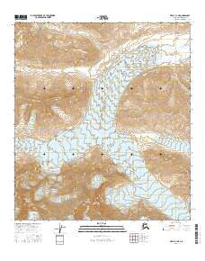 Healy C-1 NE Alaska Current topographic map, 1:25000 scale, 7.5 X 7.5 Minute, Year 2016