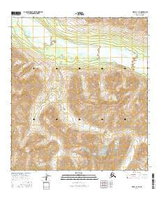 Healy C-3 SE Alaska Current topographic map, 1:25000 scale, 7.5 X 7.5 Minute, Year 2016