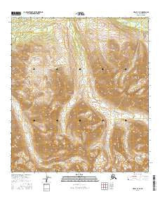 Healy C-4 SE Alaska Current topographic map, 1:25000 scale, 7.5 X 7.5 Minute, Year 2016
