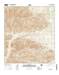 Healy D-1 NW Alaska Current topographic map, 1:25000 scale, 7.5 X 7.5 Minute, Year 2016