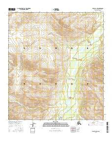 Healy D-2 NW Alaska Current topographic map, 1:25000 scale, 7.5 X 7.5 Minute, Year 2016