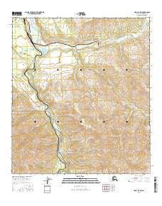 Healy D-4 SW Alaska Current topographic map, 1:25000 scale, 7.5 X 7.5 Minute, Year 2016