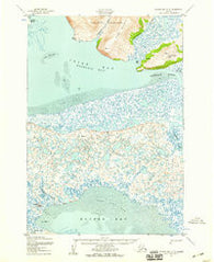 Hooper Bay C-3 Alaska Historical topographic map, 1:63360 scale, 15 X 15 Minute, Year 1952