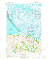 Hooper Bay D-2 Alaska Historical topographic map, 1:63360 scale, 15 X 15 Minute, Year 1952
