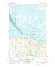 Hooper Bay D-2 Alaska Historical topographic map, 1:63360 scale, 15 X 15 Minute, Year 1952