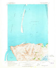 Hooper Bay D-3 Alaska Historical topographic map, 1:63360 scale, 15 X 15 Minute, Year 1953