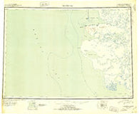 Hooper Bay Alaska Historical topographic map, 1:250000 scale, 1 X 3 Degree, Year 1951