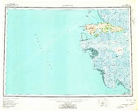 Hooper Bay Alaska Historical topographic map, 1:250000 scale, 1 X 3 Degree, Year 1953