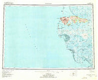 Hooper Bay Alaska Historical topographic map, 1:250000 scale, 1 X 3 Degree, Year 1953