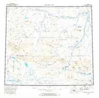 Howard Pass Alaska Historical topographic map, 1:250000 scale, 1 X 3 Degree, Year 1956