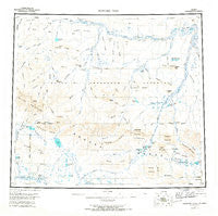 Howard Pass Alaska Historical topographic map, 1:250000 scale, 1 X 3 Degree, Year 1956