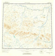 Howard Pass Alaska Historical topographic map, 1:250000 scale, 1 X 3 Degree, Year 1956