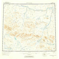 Howard Pass Alaska Historical topographic map, 1:250000 scale, 1 X 3 Degree, Year 1956