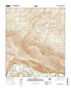 Howard Pass D-2 NE Alaska Current topographic map, 1:25000 scale, 7.5 X 7.5 Minute, Year 2016