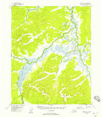 Hughes A-1 Alaska Historical topographic map, 1:63360 scale, 15 X 15 Minute, Year 1955