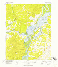 Hughes A-3 Alaska Historical topographic map, 1:63360 scale, 15 X 15 Minute, Year 1955