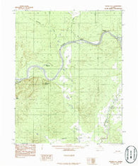 Hughes B-1 Alaska Historical topographic map, 1:63360 scale, 15 X 15 Minute, Year 1986