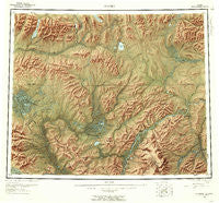 Hughes Alaska Historical topographic map, 1:250000 scale, 1 X 3 Degree, Year 1956