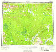 Hughes Alaska Historical topographic map, 1:250000 scale, 1 X 3 Degree, Year 1956