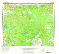 Hughes Alaska Historical topographic map, 1:250000 scale, 1 X 3 Degree, Year 1956