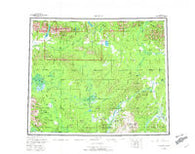 Hughes Alaska Historical topographic map, 1:250000 scale, 1 X 3 Degree, Year 1956