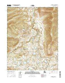 Hughes A-1 NE Alaska Current topographic map, 1:25000 scale, 7.5 X 7.5 Minute, Year 2016