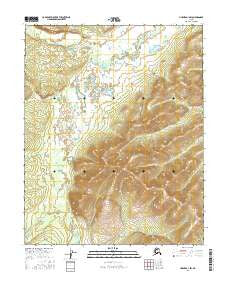 Hughes A-1 SW Alaska Current topographic map, 1:25000 scale, 7.5 X 7.5 Minute, Year 2016