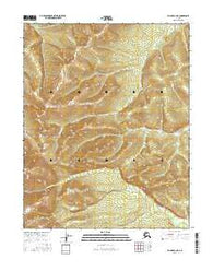 Hughes A-2 NE Alaska Current topographic map, 1:25000 scale, 7.5 X 7.5 Minute, Year 2016