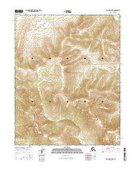 Hughes A-5 NE Alaska Current topographic map, 1:25000 scale, 7.5 X 7.5 Minute, Year 2016