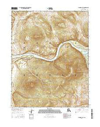 Hughes B-1 NE Alaska Current topographic map, 1:25000 scale, 7.5 X 7.5 Minute, Year 2016