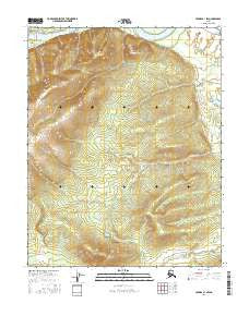 Hughes B-1 SW Alaska Current topographic map, 1:25000 scale, 7.5 X 7.5 Minute, Year 2016