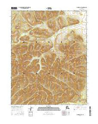 Hughes B-2 NE Alaska Current topographic map, 1:25000 scale, 7.5 X 7.5 Minute, Year 2016