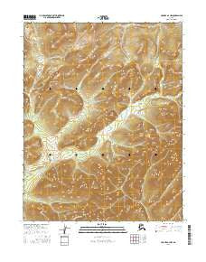 Hughes B-2 NW Alaska Current topographic map, 1:25000 scale, 7.5 X 7.5 Minute, Year 2016