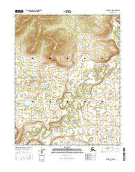 Hughes B-4 SW Alaska Current topographic map, 1:25000 scale, 7.5 X 7.5 Minute, Year 2016