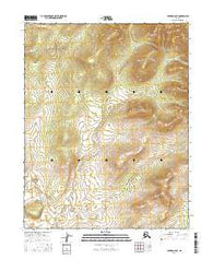 Hughes B-5 NE Alaska Current topographic map, 1:25000 scale, 7.5 X 7.5 Minute, Year 2016
