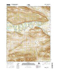 Hughes C-1 NE Alaska Current topographic map, 1:25000 scale, 7.5 X 7.5 Minute, Year 2016