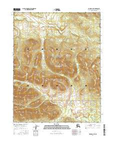 Hughes C-5 NE Alaska Current topographic map, 1:25000 scale, 7.5 X 7.5 Minute, Year 2016