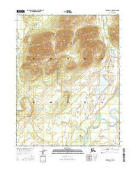 Hughes D-2 NE Alaska Current topographic map, 1:25000 scale, 7.5 X 7.5 Minute, Year 2016