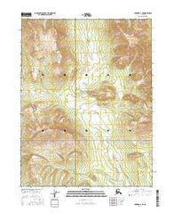 Hughes D-3 NE Alaska Current topographic map, 1:25000 scale, 7.5 X 7.5 Minute, Year 2016