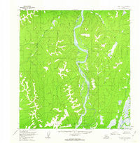 Iditarod A-1 Alaska Historical topographic map, 1:63360 scale, 15 X 15 Minute, Year 1954