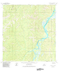 Iditarod B-1 Alaska Historical topographic map, 1:63360 scale, 15 X 15 Minute, Year 1954