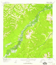 Iditarod D-1 Alaska Historical topographic map, 1:63360 scale, 15 X 15 Minute, Year 1955