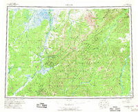 Iditarod Alaska Historical topographic map, 1:250000 scale, 1 X 3 Degree, Year 1956