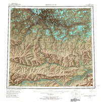 Ikpikpuk River Alaska Historical topographic map, 1:250000 scale, 1 X 3 Degree, Year 1956