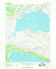 Iliamna A-7 Alaska Historical topographic map, 1:63360 scale, 15 X 15 Minute, Year 1951