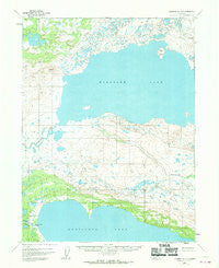 Iliamna A-7 Alaska Historical topographic map, 1:63360 scale, 15 X 15 Minute, Year 1951