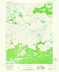 Iliamna A-8 Alaska Historical topographic map, 1:63360 scale, 15 X 15 Minute, Year 1952