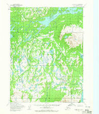 Iliamna B-4 Alaska Historical topographic map, 1:63360 scale, 15 X 15 Minute, Year 1954